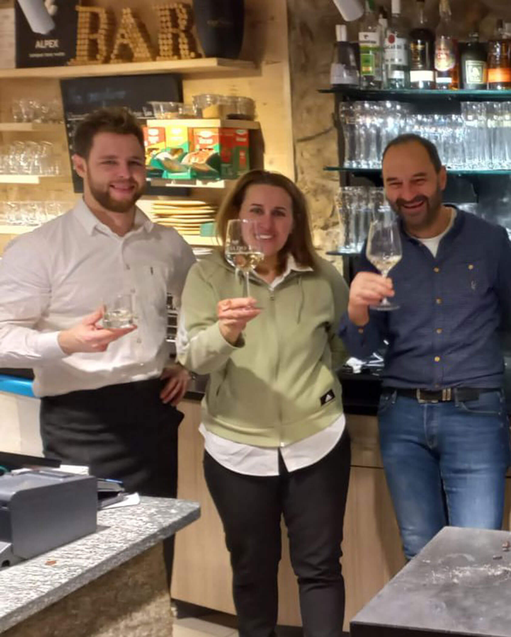 Das Team vom Senfter's Bistro in Innichen - Metzgerei Senfter